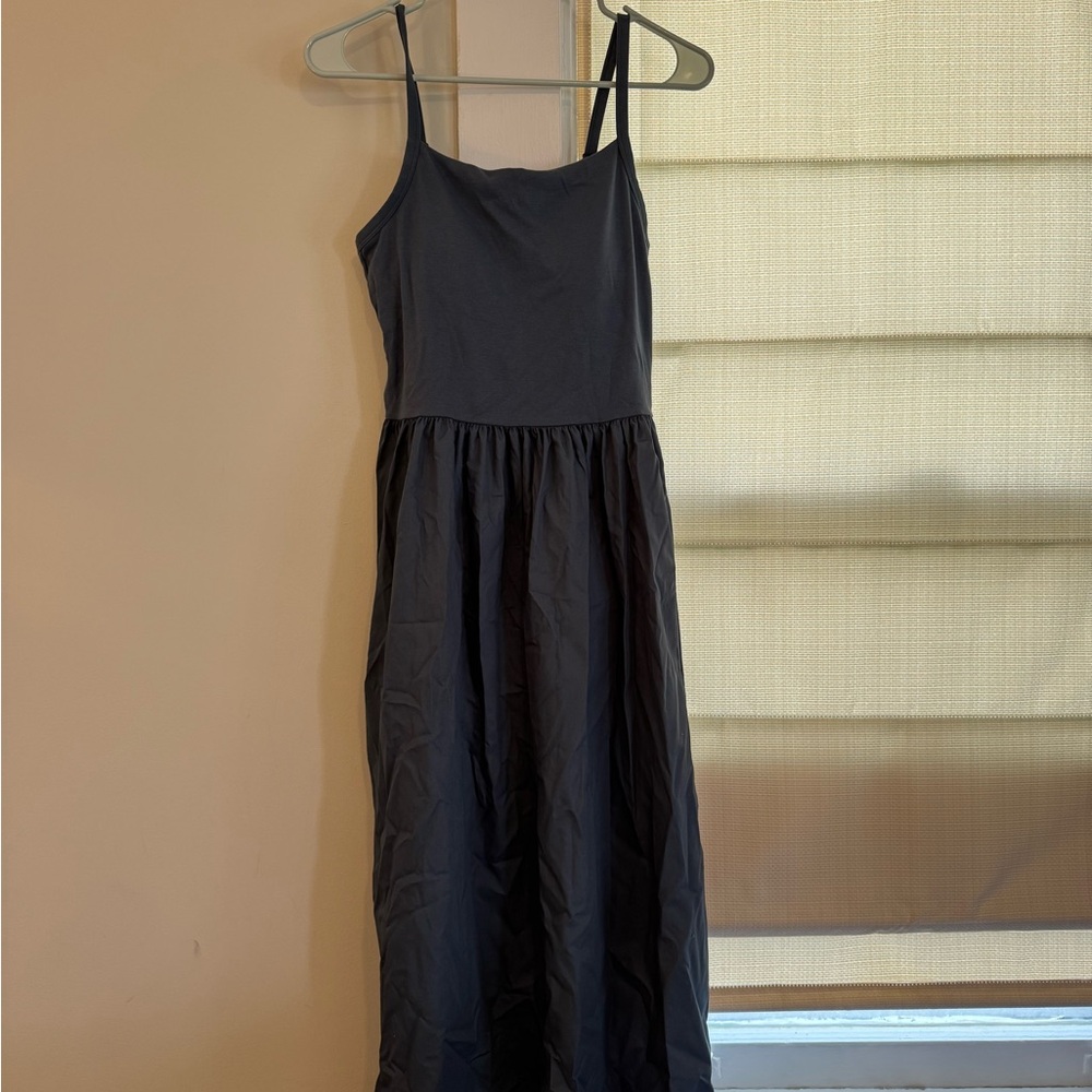 Uniqlo Navy Spaghetti Strap Dress